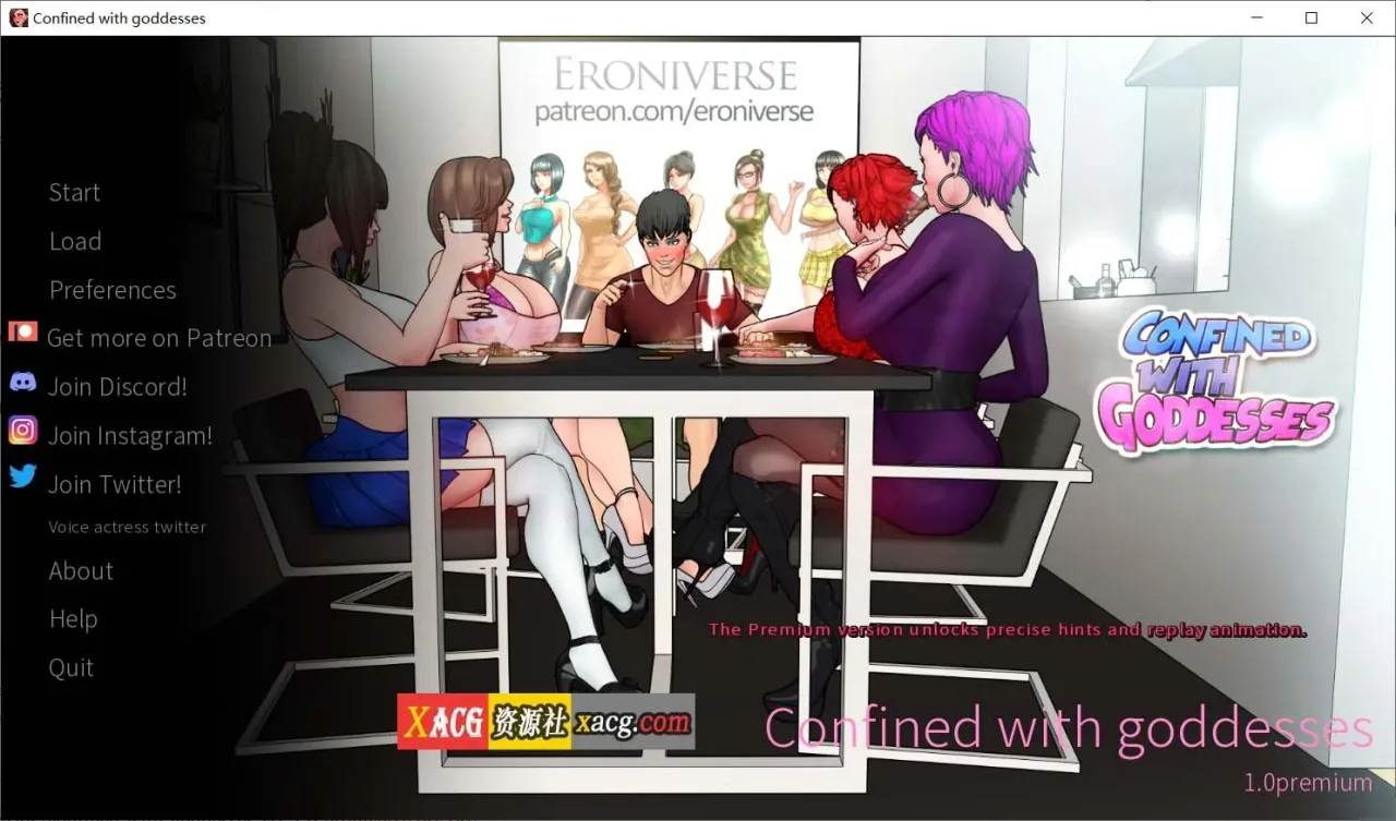 《与女神一起被隔离 Confined with Goddesses》游戏封面